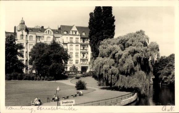 Photo Postcard Hamburg Nord Ohlsdorf, Streekbrücke