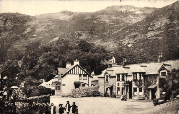 Postcard Wales, the village of Dwygyfy