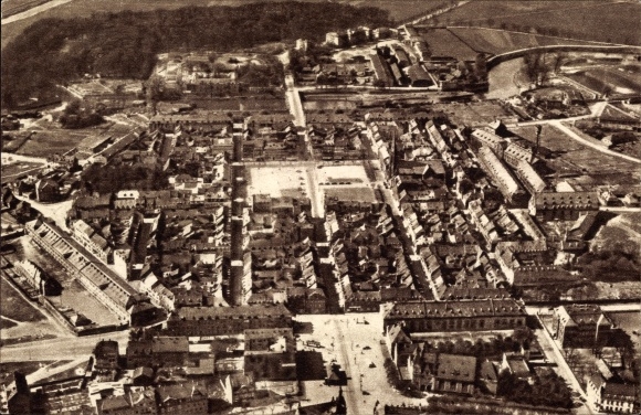 PC Saarlouis in Saarland, aerial view