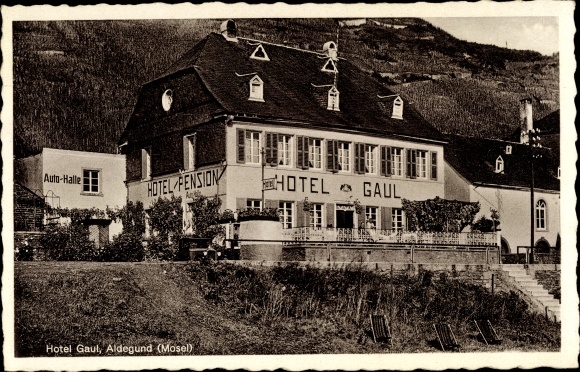 Ak Sankt Aldegund aan de Moezel, Hotel Pension Gaul