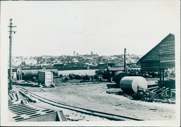 Photo Cherson Ukraine, shipyard area, Wehrmacht, II WW