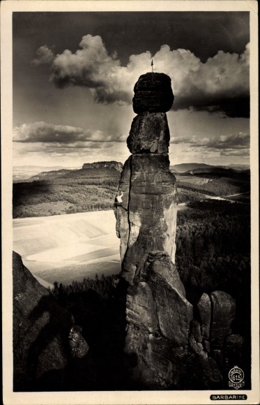 Ak Pfaffendorf Königstein an der Elbe Sächsische Schweiz, Barbarine