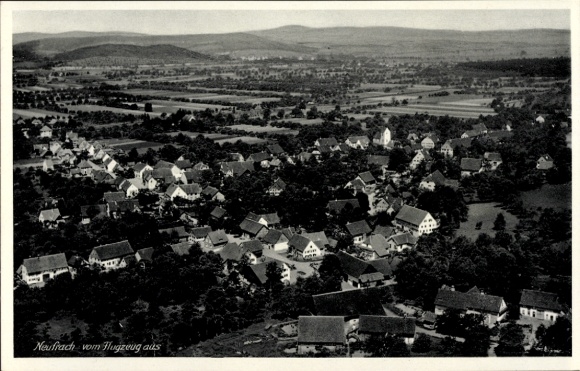 Postcard Neufrach Salem in the Bodenseekreis Baden, aerial photograph