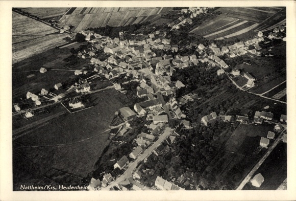 Ak Nattheim in Württemberg, Fliegeraufnahme