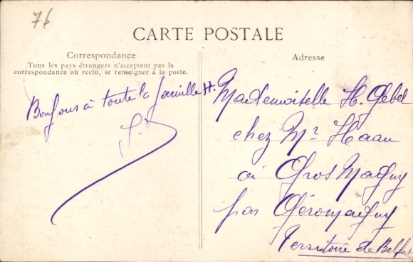 Postcard Yport Seine Maritime, Hogues Castle
