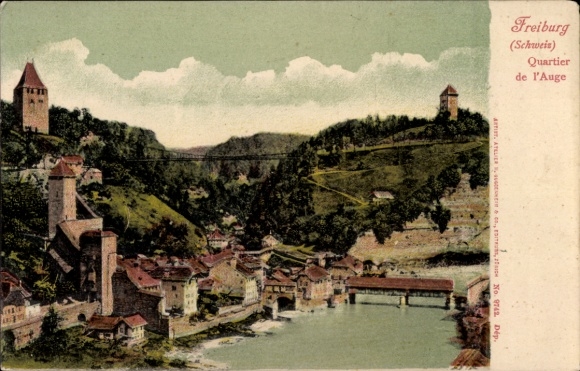 KP Freiburg Miasto Szwajcaria, Quartier de l'Auge, wieże
