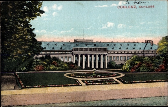 Ak Koblenz am Rhein, Schloss