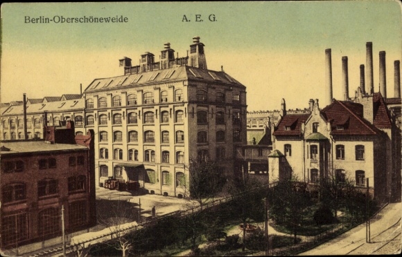 Ak Berlin Köpenick Oberschöneweide, AEG Kabelwerk Oberspree