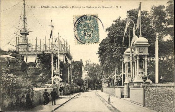 Set von 82 AK von Enghien-les-Bains, verschiedene Ansichten