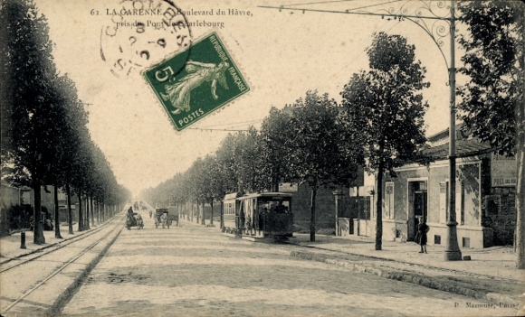Postcard La Garenne Colombes Hauts de Seine, Boulevard du Havre