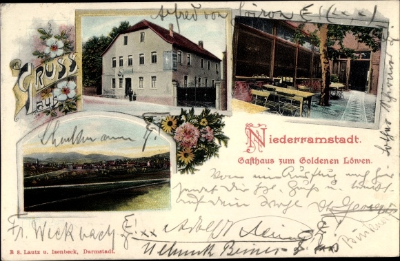 PC Nieder Ramstadt Mühltal in the Odenwald, Inn zum Goldenen Löwen, interior view