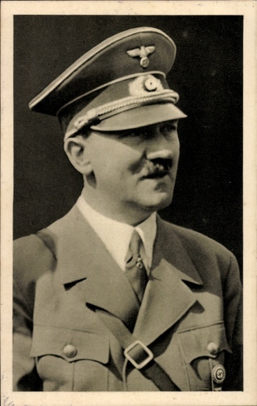 KP Führer i kanclerz Rzeszy Adolf Hitler, portret w mundurze partyjnym