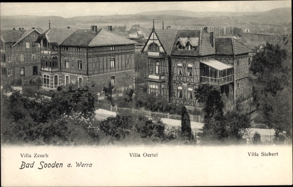 KP Bad Sooden Allendorf na Werra Hessen, Villa Oertel, Siebert i Zeuch