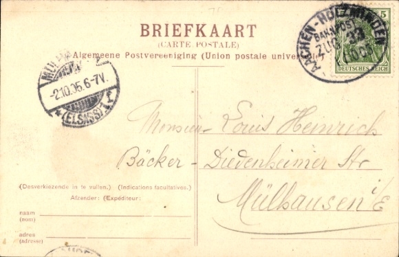 Postcard Breda North Brabant, Nieuwe Ginnekenstraat, horse-drawn tram