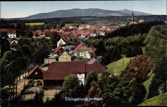 Postcard Elbingerode Oberharz am Brocken, general view