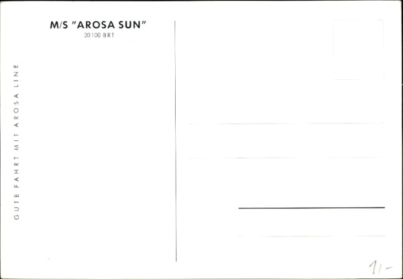 Passagiersschip Arosa Sun, Arosa Line