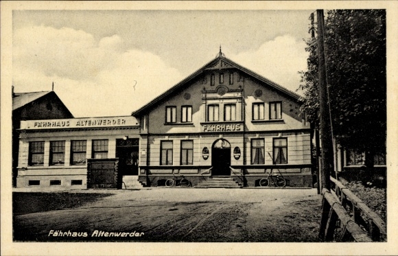Postcard Hamburg Harburg Altenwerder, Fährhaus