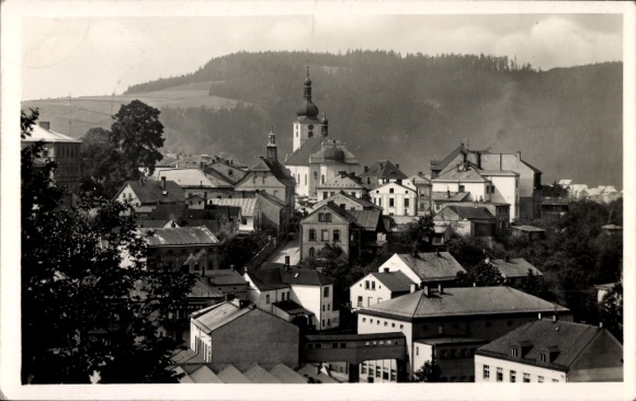 Ak Úpice Eipel Region Königgrätz, Teilansicht