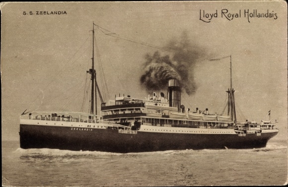 Ak SS Zeelandia, Lloyd Royal Hollandais