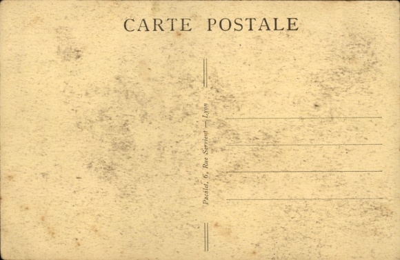 Postcard Lyon Saint-Clair Rhône, disaster of 8 May 1932