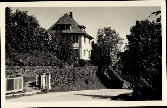 Ansichtkaart Meuselbach Schwarzmühle Schwarzatal in Thüringen, huis Rosenbusch