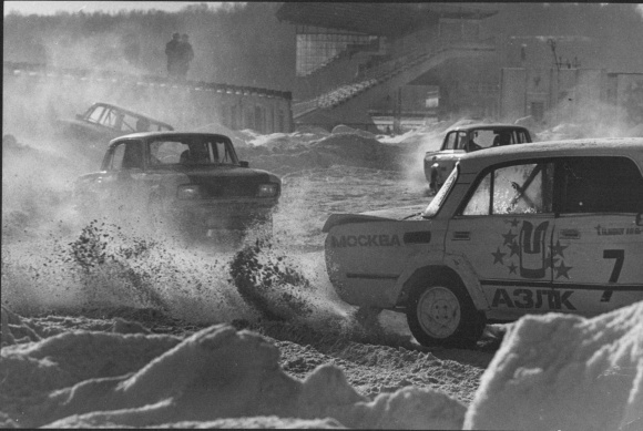 Photo Russia, auto racing, auto rally Russian winter, Krylatskoye