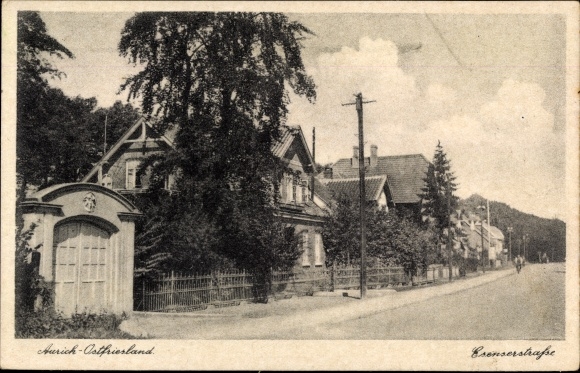 Postcard Aurich in Ostfriesland, Esenserstrasse