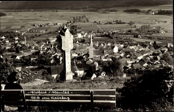 Photo Postcard Dietfurt an der Altmühl Oberpfalz, view from Kreuzberg