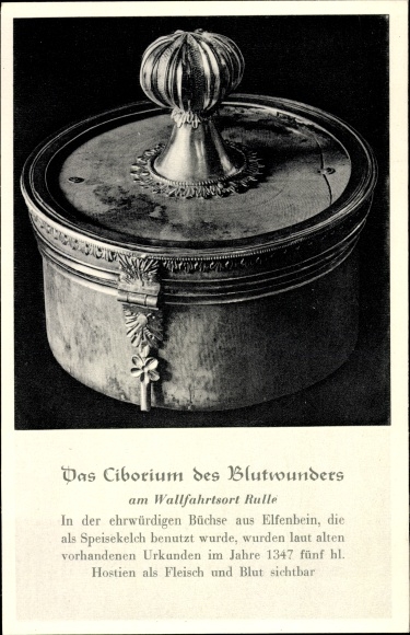 Ak Rulle Wallenhorst Niedersachsen, Ciborium des Blutwunders