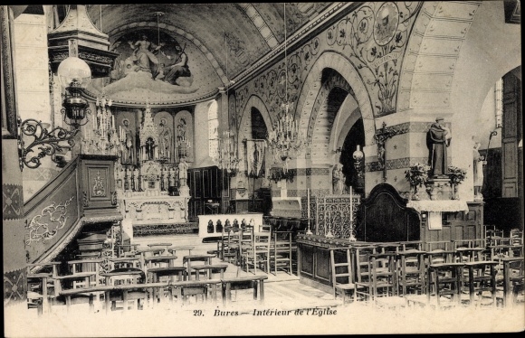 KP Bures-sur-Yvette Essonne, Wnętrze Eglise