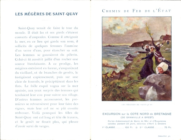 Klapp Ak Chemins de Fer de l'Etat, Les Grandes Legendes de Bretagne, Les Megeres de Saint Quay