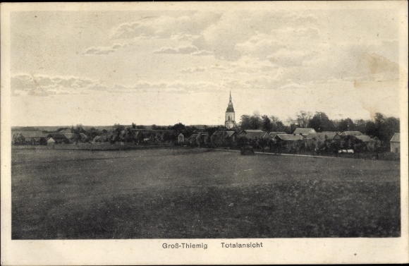 PC Großthiemig in Brandenburg, total view