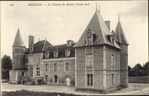 Ak Mézidon Calvados, Le Chateau du Breuil