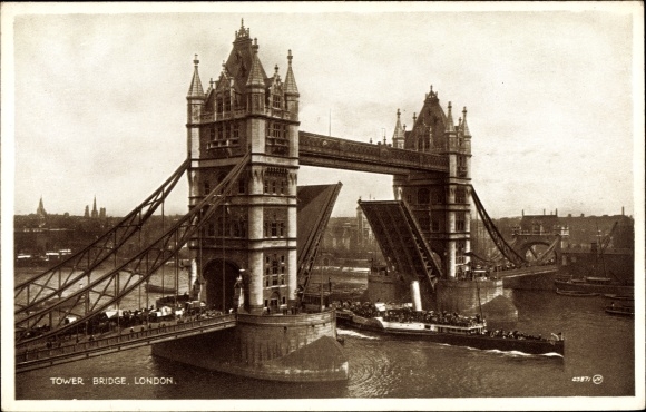 KP Londyn, Tower Bridge, otwarta