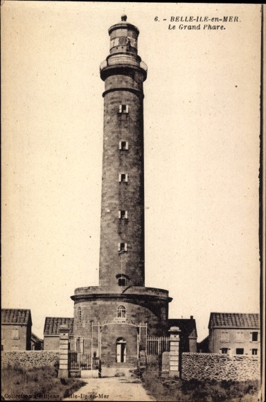 Postcard Belle Ile en Mer Morbihan, The Great Lighthouse