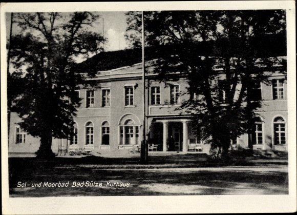 Postcard Bad Sülze in Mecklenburg, Kurhaus