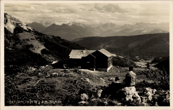Postcard Filzmoos in Salzburg, Hofpürgelhütte, Hofpürglhütte