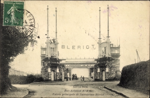 Ak Buc Yvelines, Flughafen Berliot, Eingang