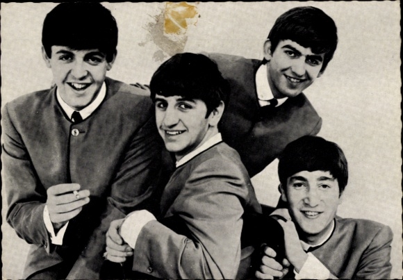 Ak The Beatles, Paul McCartney, John Lennon, George Harrison, Ringo Starr, Portrait