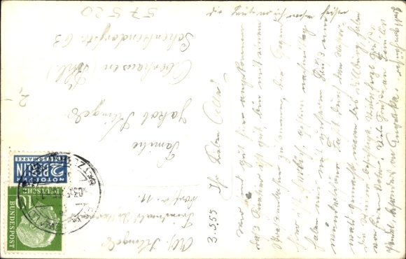 Postcard Friedewald Westerwald, general view