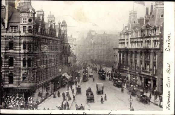 10 alte AK London City England, verschiedene Ansichten