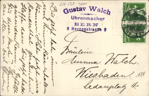 Zdjęcie KP Berno Szwajcaria, dworzec kolejowy, cesarz Wilhelm II podczas wizyty państwowej, prezydent federalny Ludwig Forrer