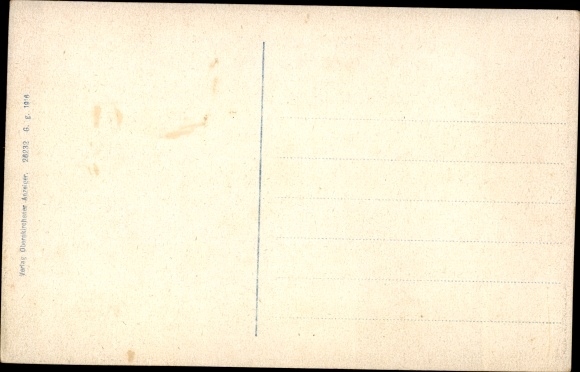 Postcard Obernkirchen in Schaumburg, Short Street