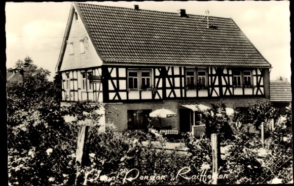 Ak Weyerbusch in het Westerwald, particulier pension Raiffeisen