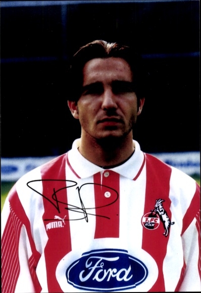 Autogrammkarte Fußballer Reinhold Breu, 1. FC Köln, Autogramm