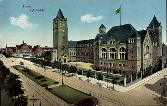 Postcard Poznań Poznań, Royal Castle