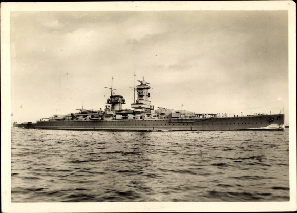 Ak Deutsches Kriegsschiff, Admiral Graf Spee, Panzerschiff, Kriegsmarine