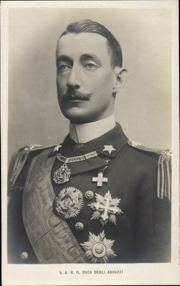 Postcard The Duke of Abruzzi, Luigi Amedeo of Savoy-Aosta