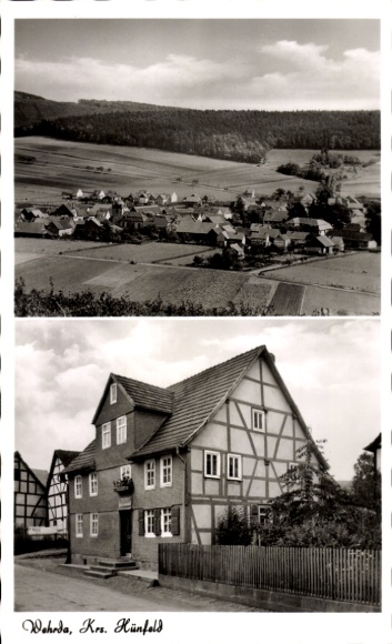 KP Wehrda Haunetal w Hesji, widok ogólny, zajazd