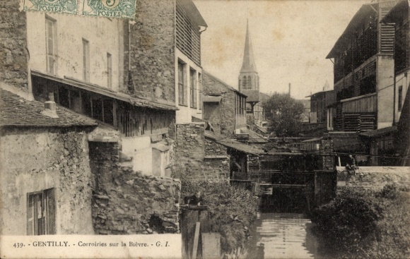 Ak Gentilly Val de Marne, Corroiries sur la Bievre